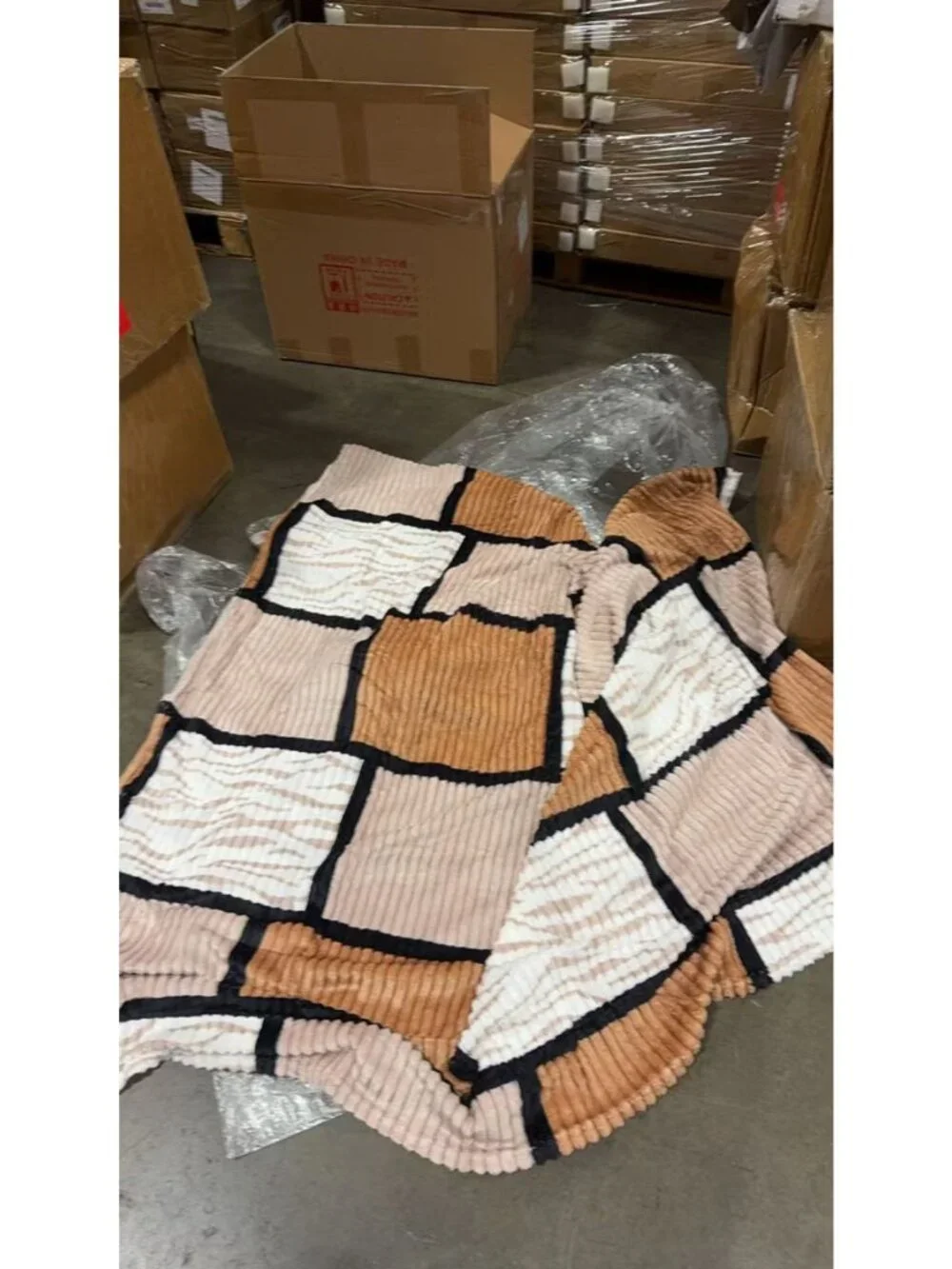 200*225CM Soft Blankets, Plaid Throw Blankets